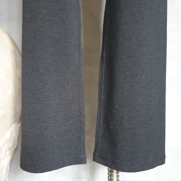 CK Performance Dark Grey Quick Dry Active Straight Wide Leg Yoga Pant Boot Cut M - Picture 10 of 16